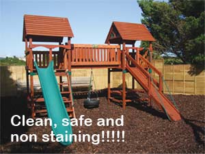 Clean Mulch Play area